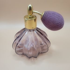 Vintage Amethyst Lavender Perfume Bottle
